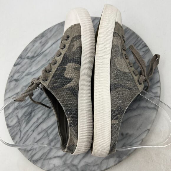 Splendid Adel Camo Slip On Sneakers Womens 9 Army Green Closed Toe Slides Shoes - Picture 6 of 11